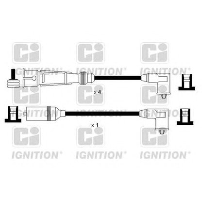 Photo Kit de câbles d'allumage QUINTON HAZELL XC1160