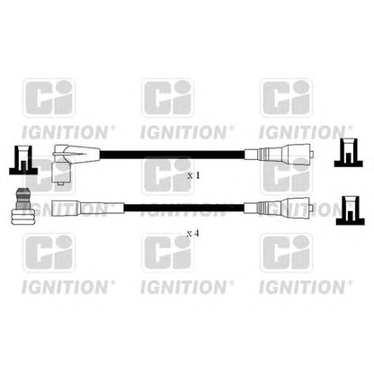 Photo Kit de câbles d'allumage QUINTON HAZELL XC1187