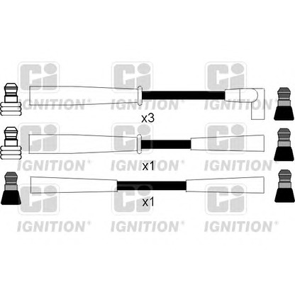 Photo Ignition Cable Kit QUINTON HAZELL XC120