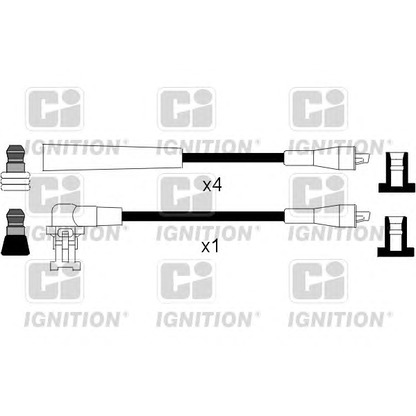 Фото Комплект проводов зажигания QUINTON HAZELL XC134