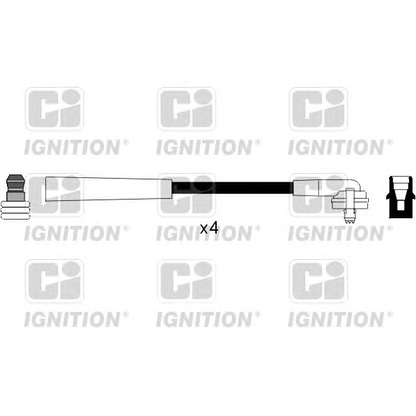 Photo Kit de câbles d'allumage QUINTON HAZELL XC154