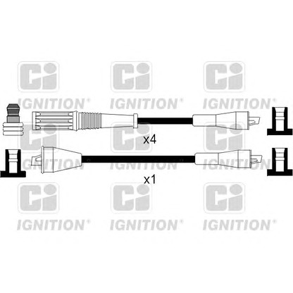Photo Kit de câbles d'allumage QUINTON HAZELL XC201