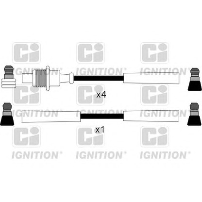 Photo Kit de câbles d'allumage QUINTON HAZELL XC254