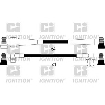 Photo Kit de câbles d'allumage QUINTON HAZELL XC302