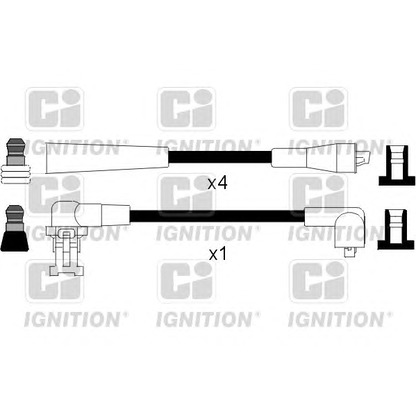 Photo Kit de câbles d'allumage QUINTON HAZELL XC315