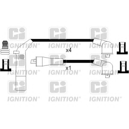 Photo Ignition Cable Kit QUINTON HAZELL XC342