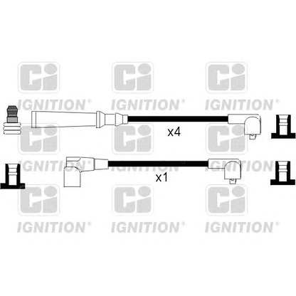 Photo Kit de câbles d'allumage QUINTON HAZELL XC346