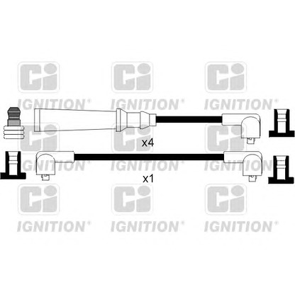 Photo Ignition Cable Kit QUINTON HAZELL XC349