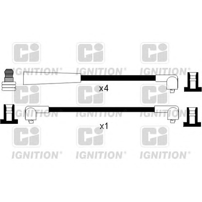 Photo Kit de câbles d'allumage QUINTON HAZELL XC415