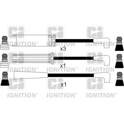 Foto Juego de cables de encendido QUINTON HAZELL XC417