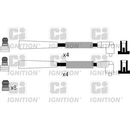 Foto Juego de cables de encendido QUINTON HAZELL XC432