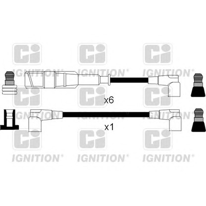Photo Kit de câbles d'allumage QUINTON HAZELL XC462
