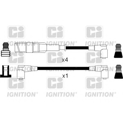 Zdjęcie Zestaw przewodów zapłonowych QUINTON HAZELL XC463