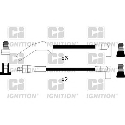 Photo Kit de câbles d'allumage QUINTON HAZELL XC507