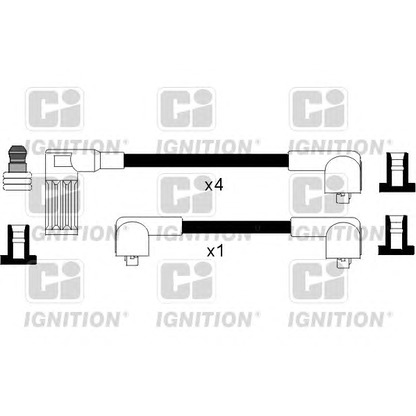 Photo Kit de câbles d'allumage QUINTON HAZELL XC519
