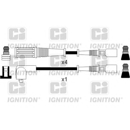 Photo Kit de câbles d'allumage QUINTON HAZELL XC535