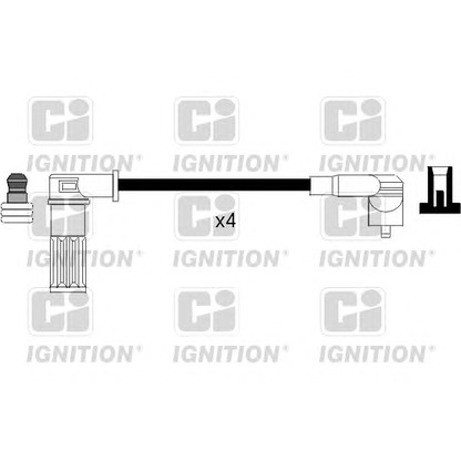 Zdjęcie Zestaw przewodów zapłonowych QUINTON HAZELL XC551
