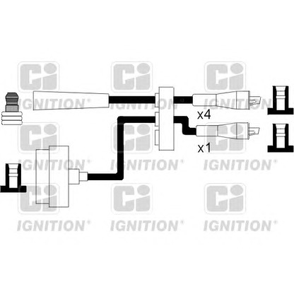 Foto Kit cavi accensione QUINTON HAZELL XC559