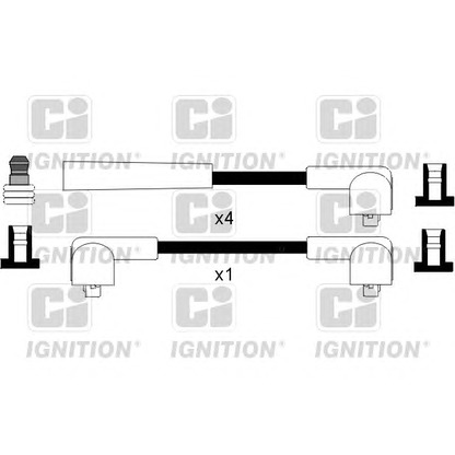 Photo Ignition Cable Kit QUINTON HAZELL XC598