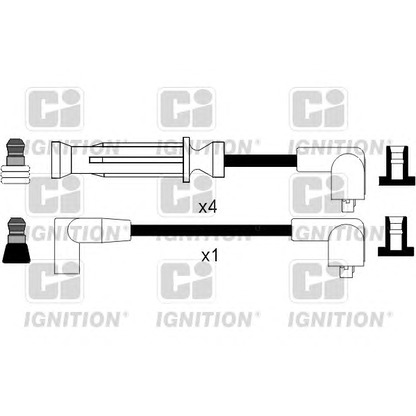 Photo Ignition Cable Kit QUINTON HAZELL XC616