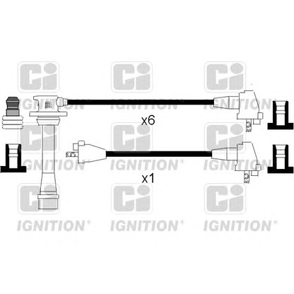 Foto Juego de cables de encendido QUINTON HAZELL XC623