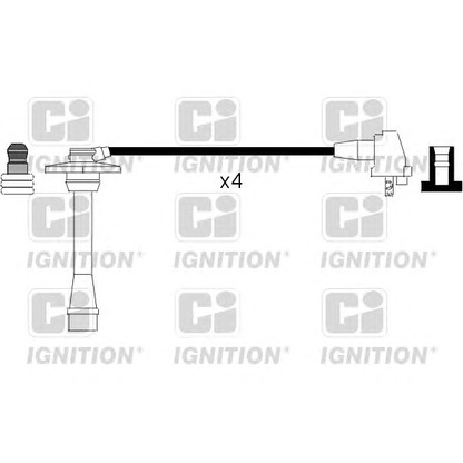 Photo Kit de câbles d'allumage QUINTON HAZELL XC633