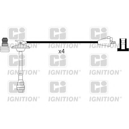 Photo Kit de câbles d'allumage QUINTON HAZELL XC634