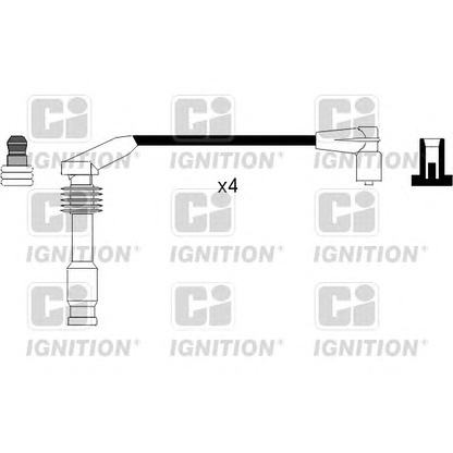 Photo Kit de câbles d'allumage QUINTON HAZELL XC647