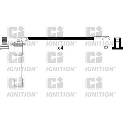 Photo Ignition Cable Kit QUINTON HAZELL XC650