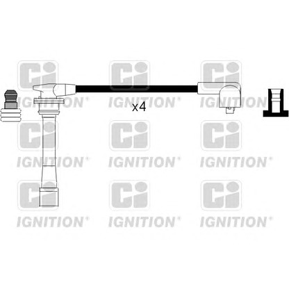 Photo Kit de câbles d'allumage QUINTON HAZELL XC677