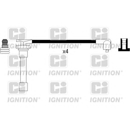 Zdjęcie Zestaw przewodów zapłonowych QUINTON HAZELL XC704
