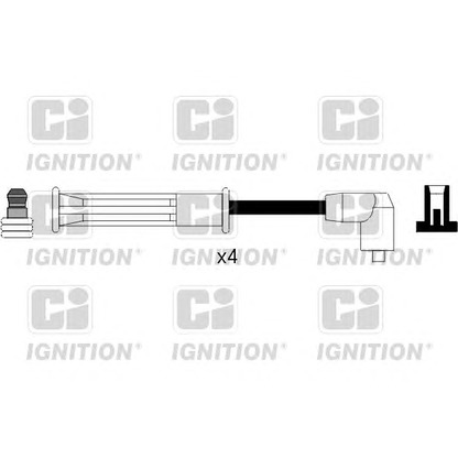 Photo Ignition Cable Kit QUINTON HAZELL XC706