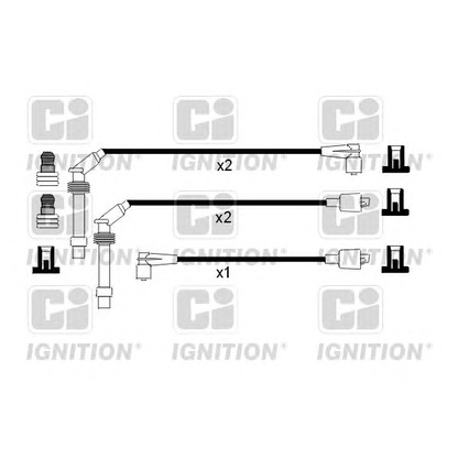 Photo Kit de câbles d'allumage QUINTON HAZELL XC716