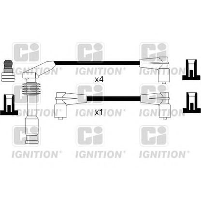 Photo Kit de câbles d'allumage QUINTON HAZELL XC761