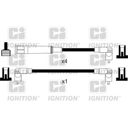 Foto Juego de cables de encendido QUINTON HAZELL XC767