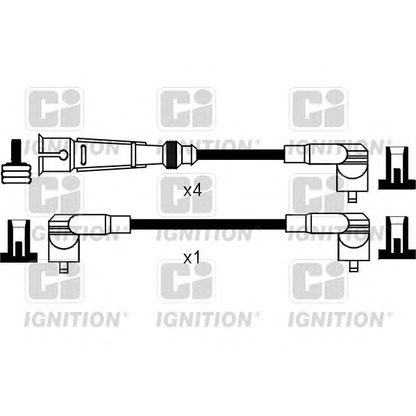 Photo Kit de câbles d'allumage QUINTON HAZELL XC768