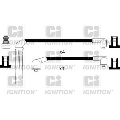 Photo Kit de câbles d'allumage QUINTON HAZELL XC773