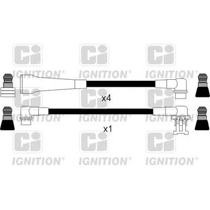 Photo Kit de câbles d'allumage QUINTON HAZELL XC775