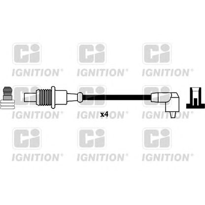 Photo Kit de câbles d'allumage QUINTON HAZELL XC777