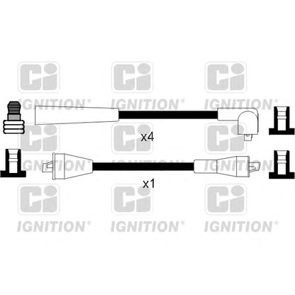 Фото Комплект проводов зажигания QUINTON HAZELL XC791
