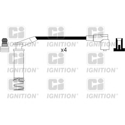 Photo Kit de câbles d'allumage QUINTON HAZELL XC795