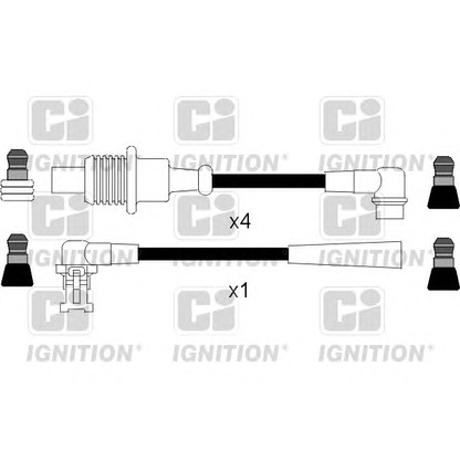 Фото Комплект проводов зажигания QUINTON HAZELL XC804