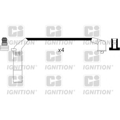 Photo Kit de câbles d'allumage QUINTON HAZELL XC806