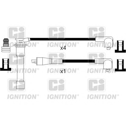 Photo Kit de câbles d'allumage QUINTON HAZELL XC821