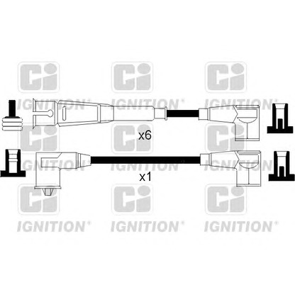 Photo Kit de câbles d'allumage QUINTON HAZELL XC830