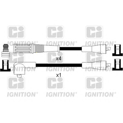 Photo Ignition Cable Kit QUINTON HAZELL XC843