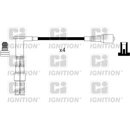 Foto Juego de cables de encendido QUINTON HAZELL XC858