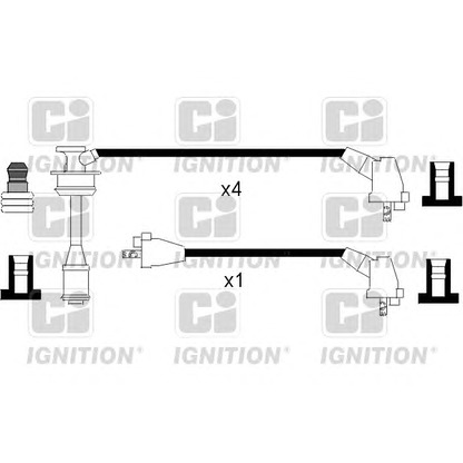 Фото Комплект проводов зажигания QUINTON HAZELL XC860