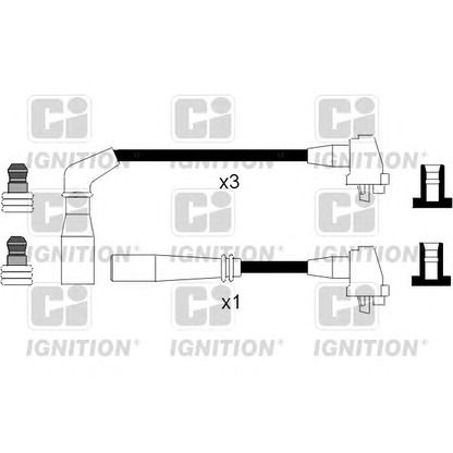 Foto Juego de cables de encendido QUINTON HAZELL XC863