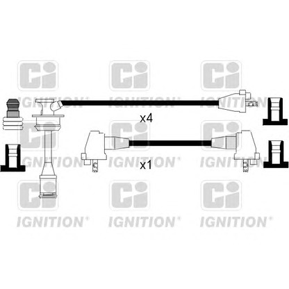 Foto Juego de cables de encendido QUINTON HAZELL XC864